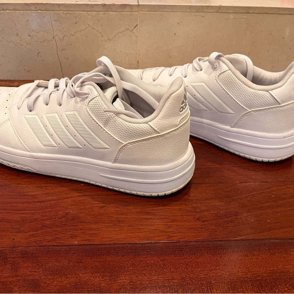 Adidas Men's All-White Sneakers